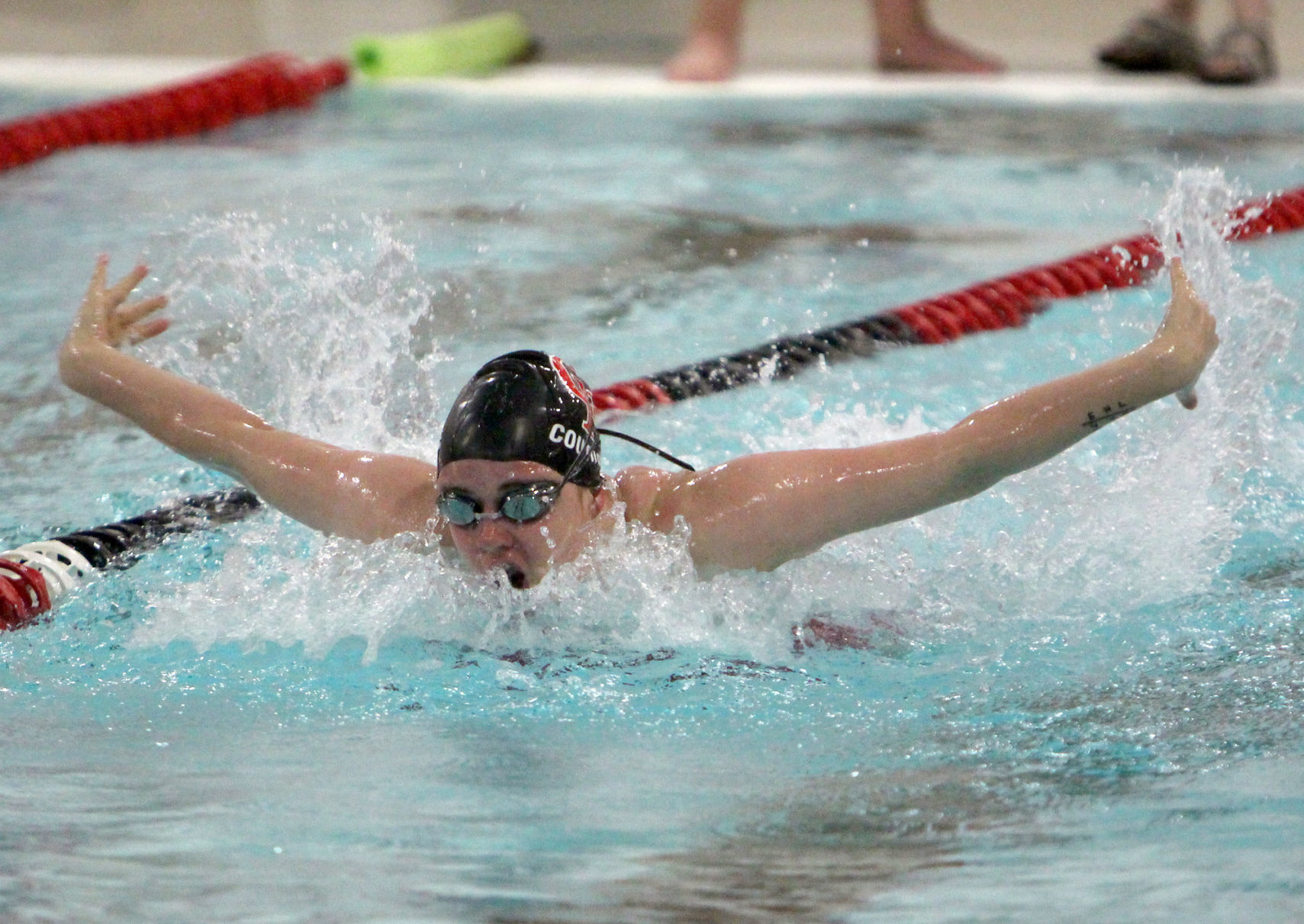 Hudson at Chi-Hi girls swimming 9-10-19